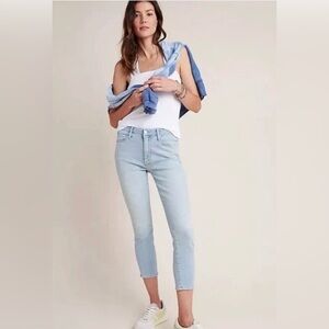 Mother High Waisted Looker Crop Jeans, size 26